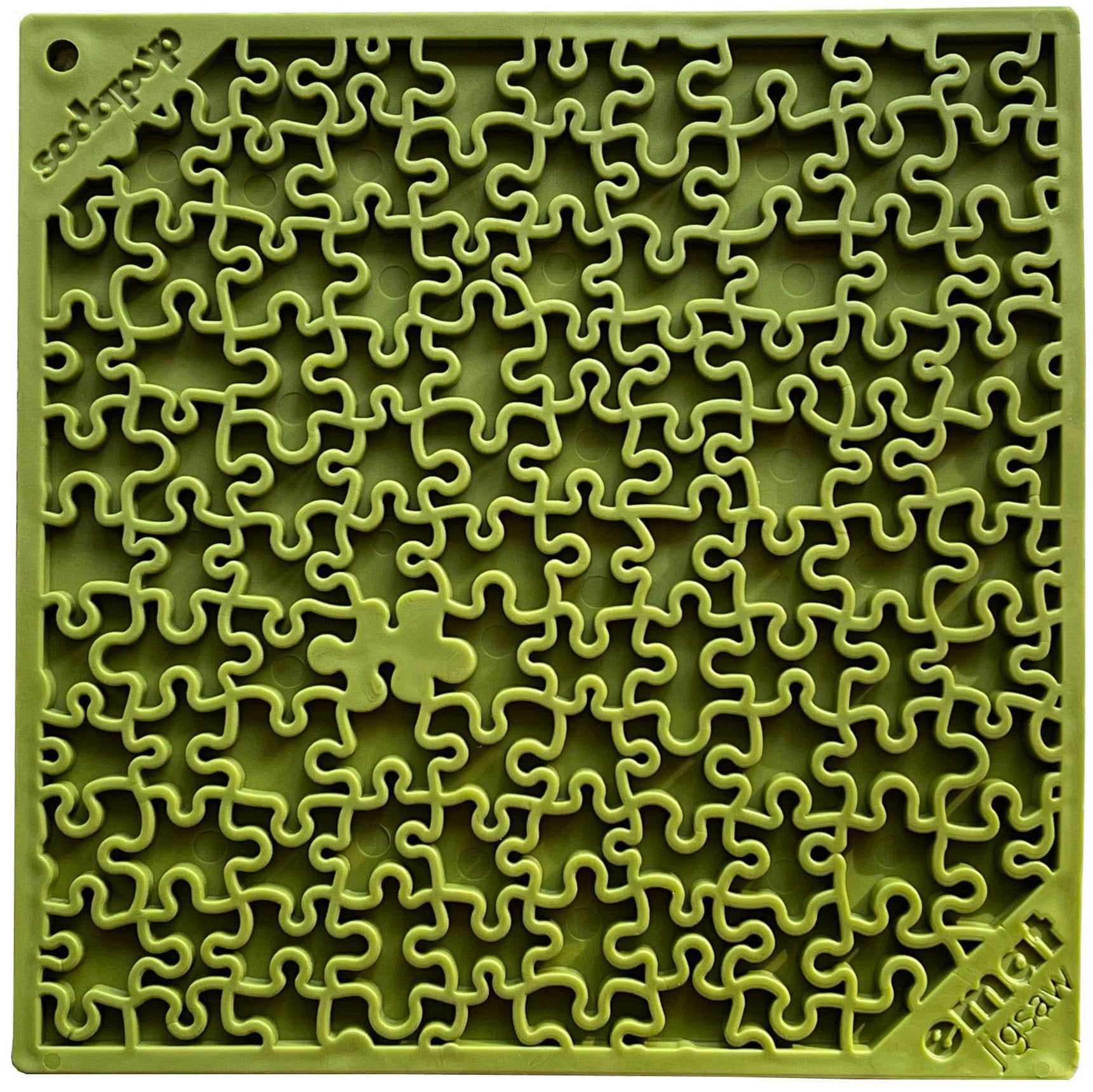 Jigsaw Puzzle Emat Enrichment Lick Mat For Dogs And Cats Toy - lifestyle view