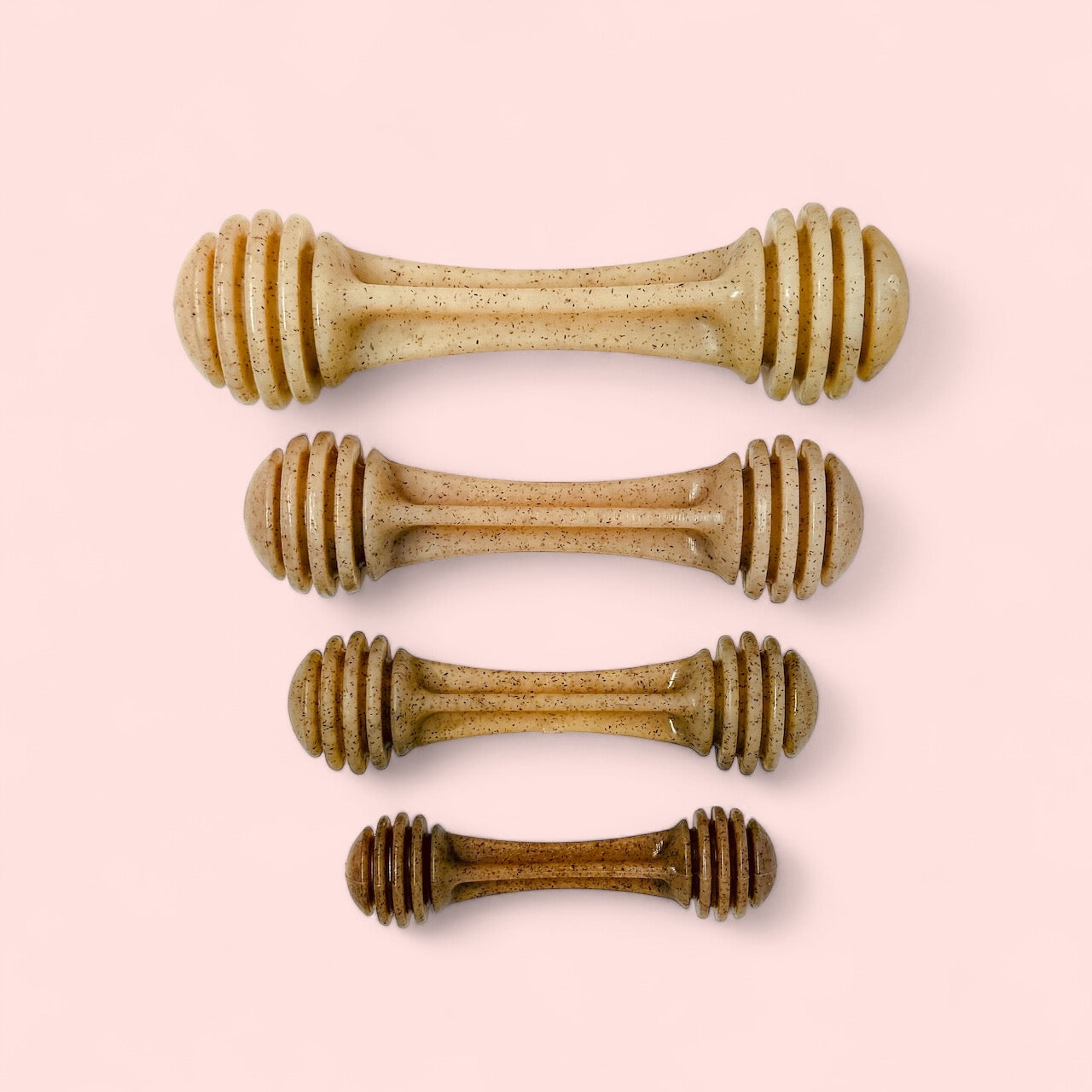 Honey Bone Nylon Dog Toy For Aggressive Chewers USA Made Dog - detail view