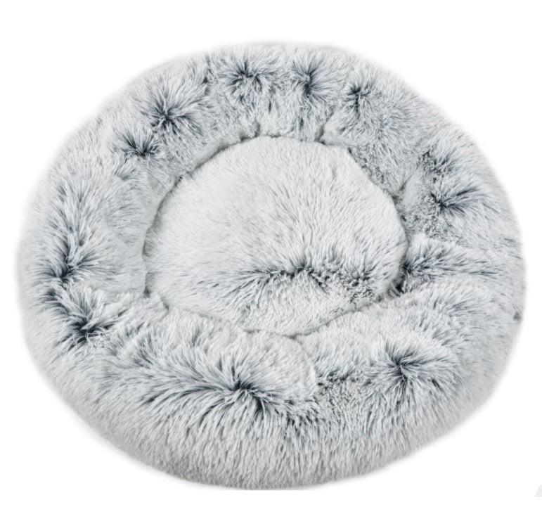 Mr. Peanut's 28" OrthoPlush� Pet Bed - Snowflake White Two Tone - main product image
