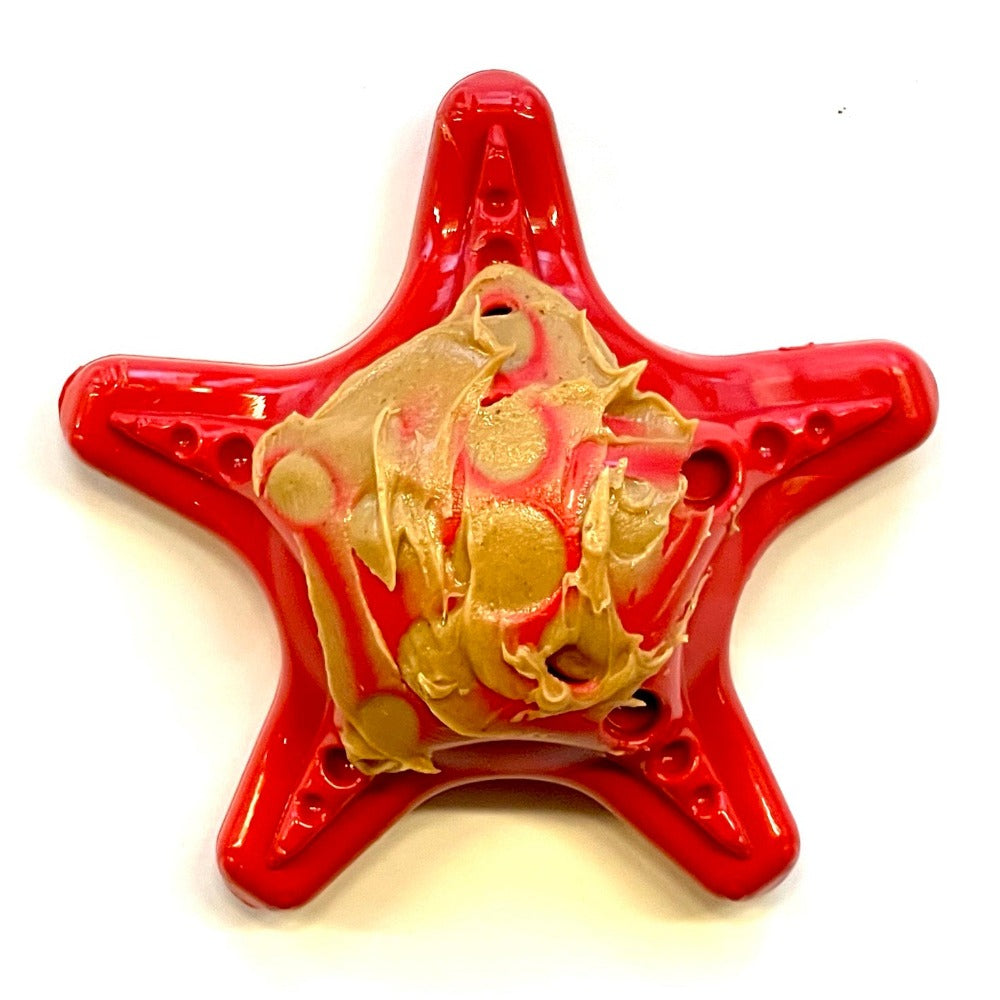 Starfish Nylon Dog Chew Toy For Aggressive Chewers USA Made - detail view