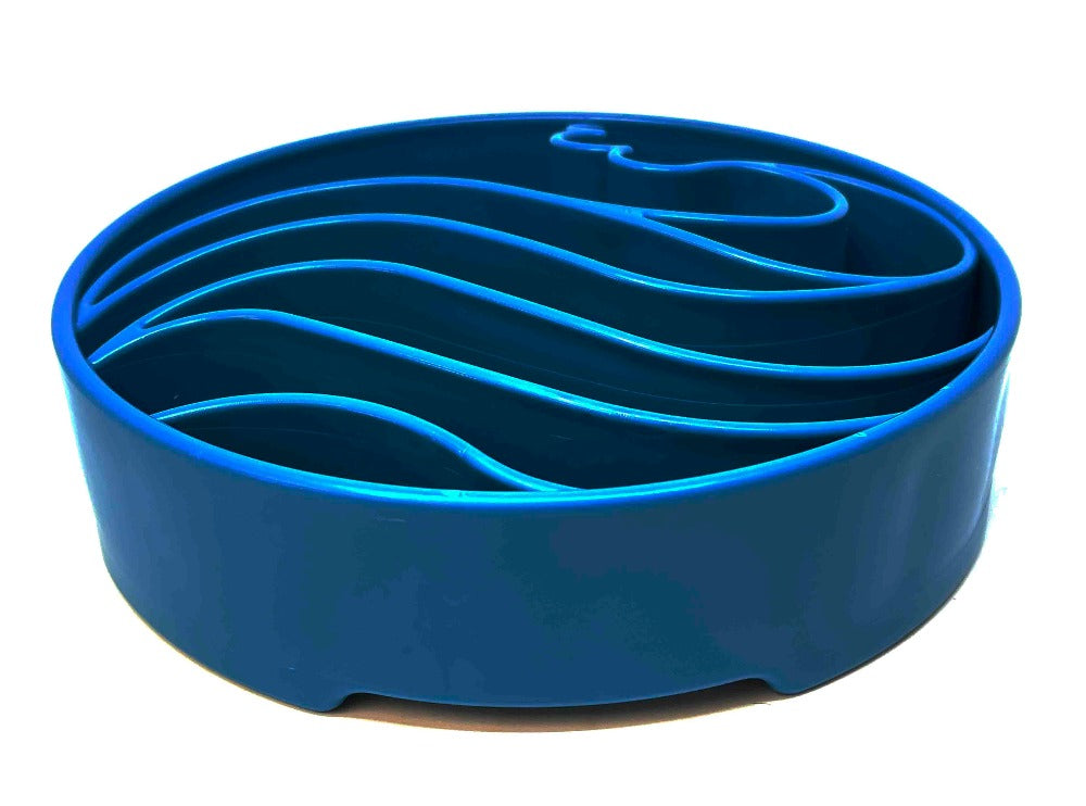 Wave Ebowl Deep Slow Feeder Dog Bowl For Enrichment Made - gallery image 8