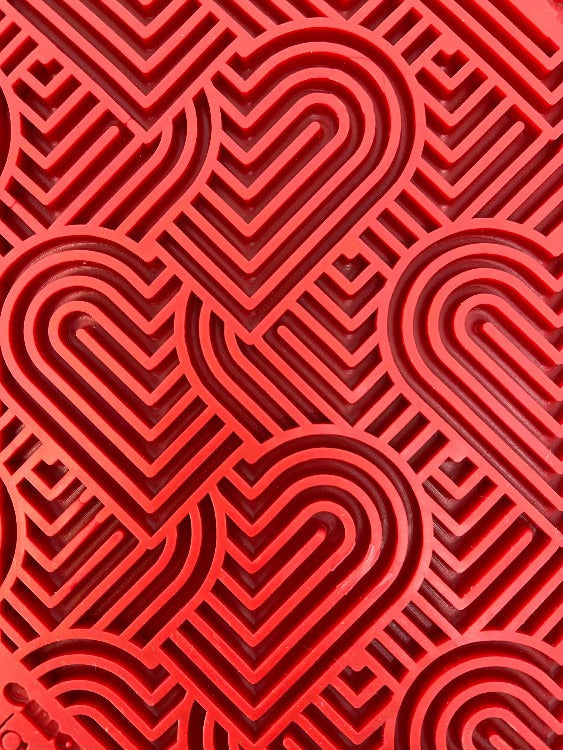 Love Emat Enrichment Lick Mat For Dogs And Cats Heart Design - gallery image 8