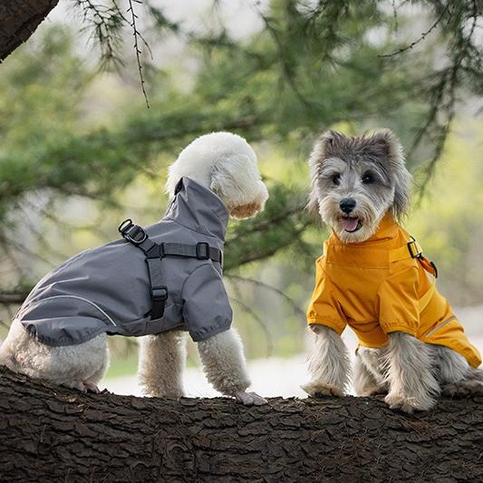 Dog Waterproof Reflective Jacket with Harness - gallery image 9