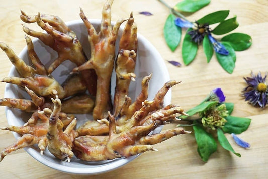 Dog Treats Chicken Feet Single Ingredient Chews Natural Rewa - detail view
