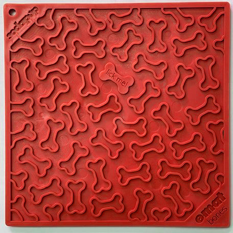 Bones Emat Enrichment Lick Mat For Dogs And Cats Emat Toy - detail view