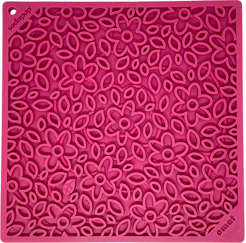 Flower Power Emat Enrichment Lick Mat For Dogs And Cats USA - main product image