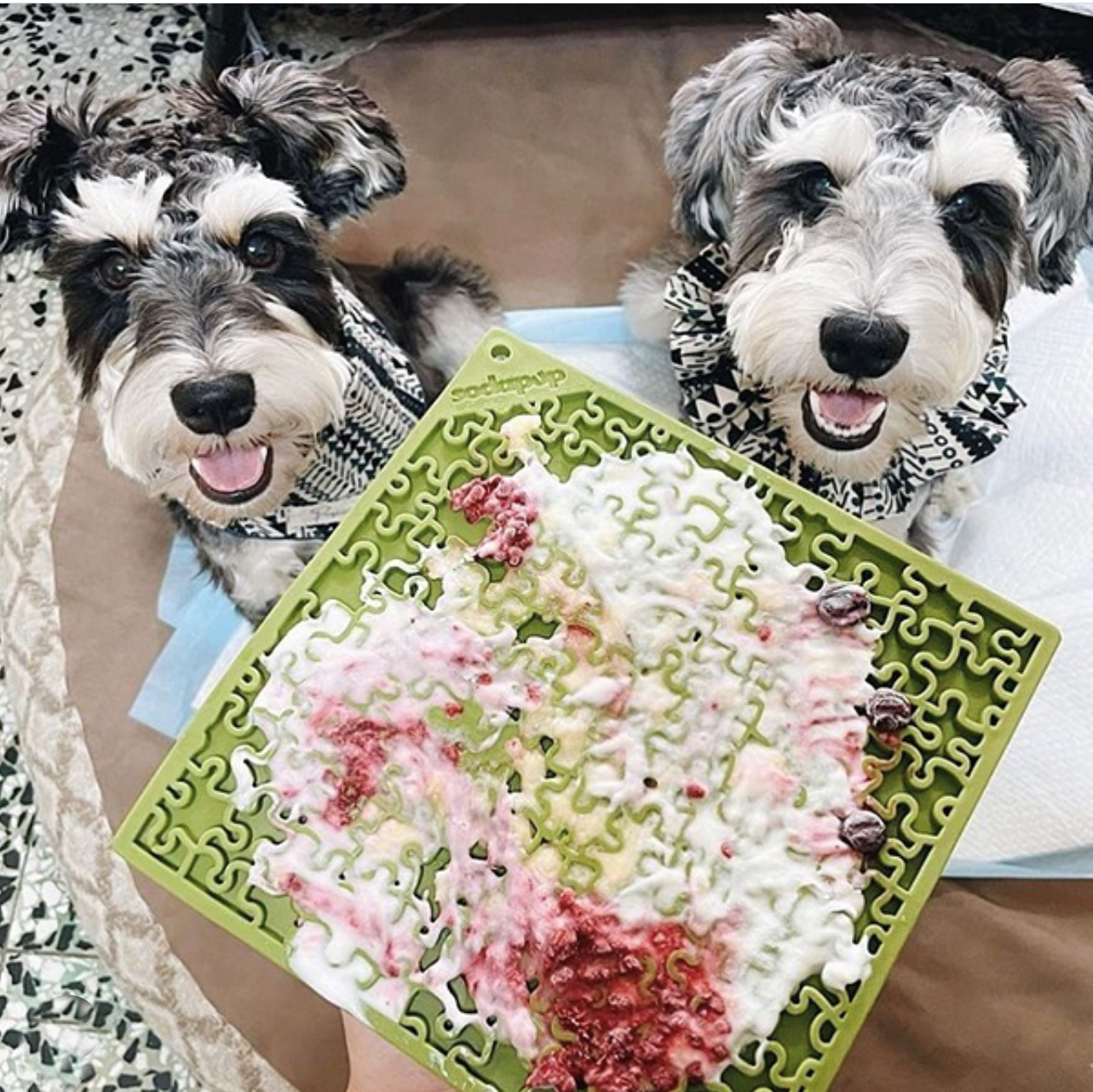 Jigsaw Puzzle Emat Enrichment Lick Mat For Dogs And Cats Toy - gallery image 8