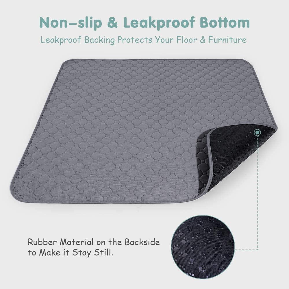 Mr. Peanut's Washable Reusable Pee Pads - Set of 3 - Thermal Waterproof and Leakproof Pet Carrier Comfort Mat - Available in