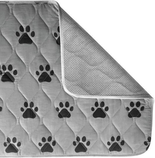 Mr. Peanut's Washable Reusable Pee Pads - Set of 3 - Thermal Waterproof and Leakproof Pet Carrier Comfort Mat - Available in