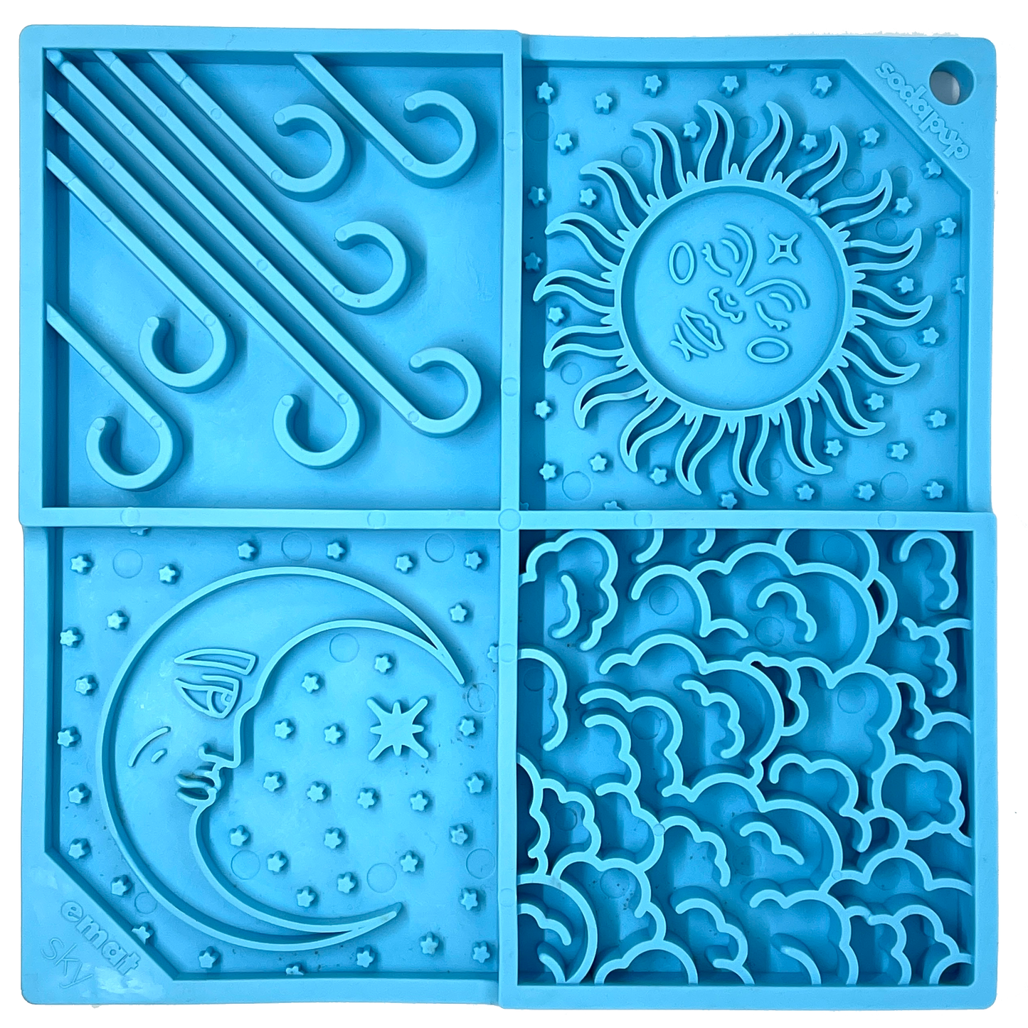 Sky Emat Enrichment Lick Mat For Dogs And Cats Celestial Pet - main product image