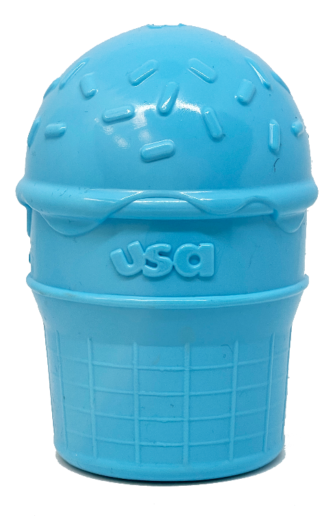 Ice Cream Cone Rubber Dog Chew Toy For Power Chewers USA Dog - gallery image 10