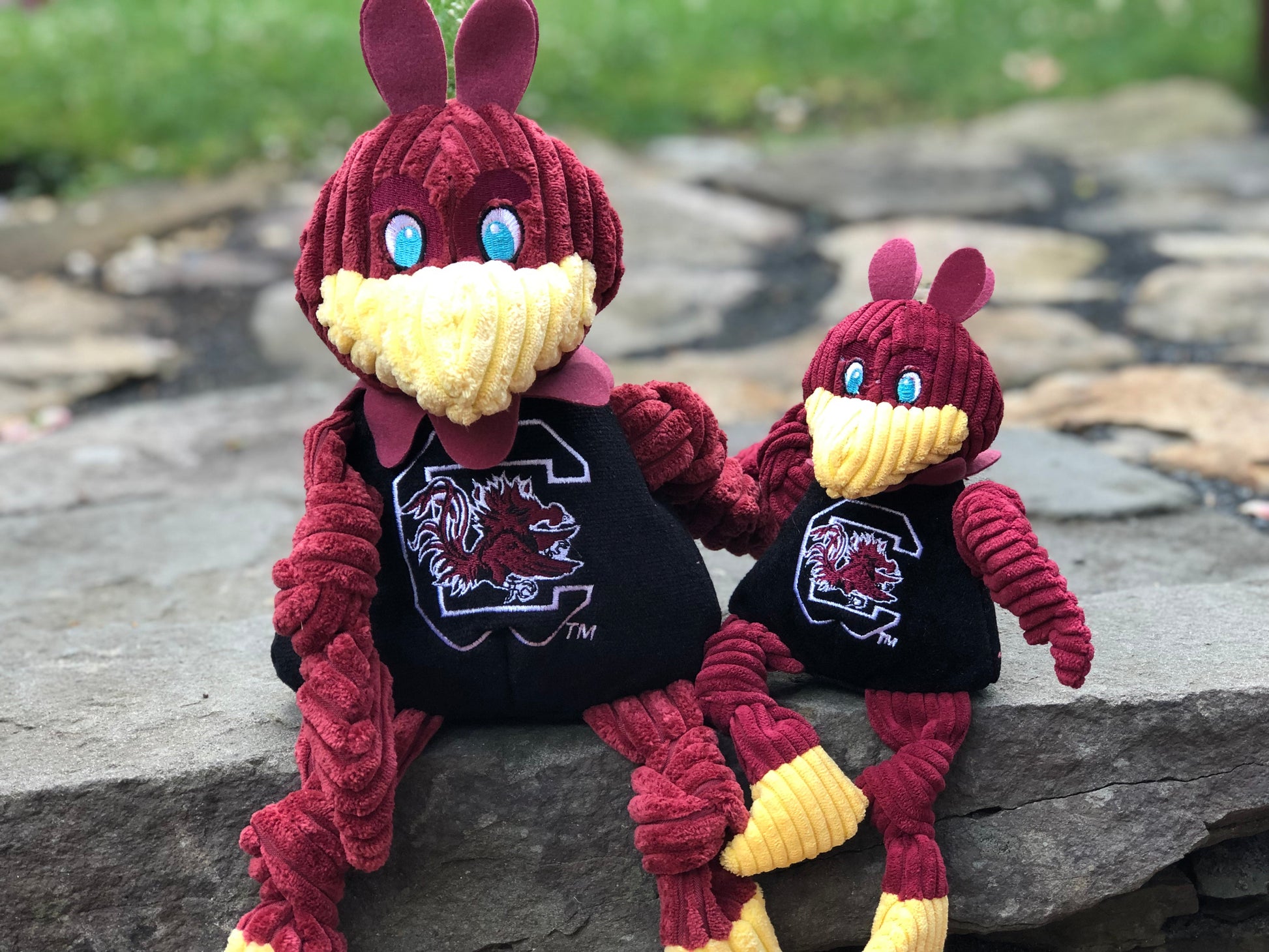 Dog Toy NCAA University of South Carolina Cocky Knottie main product image for dogs and cats