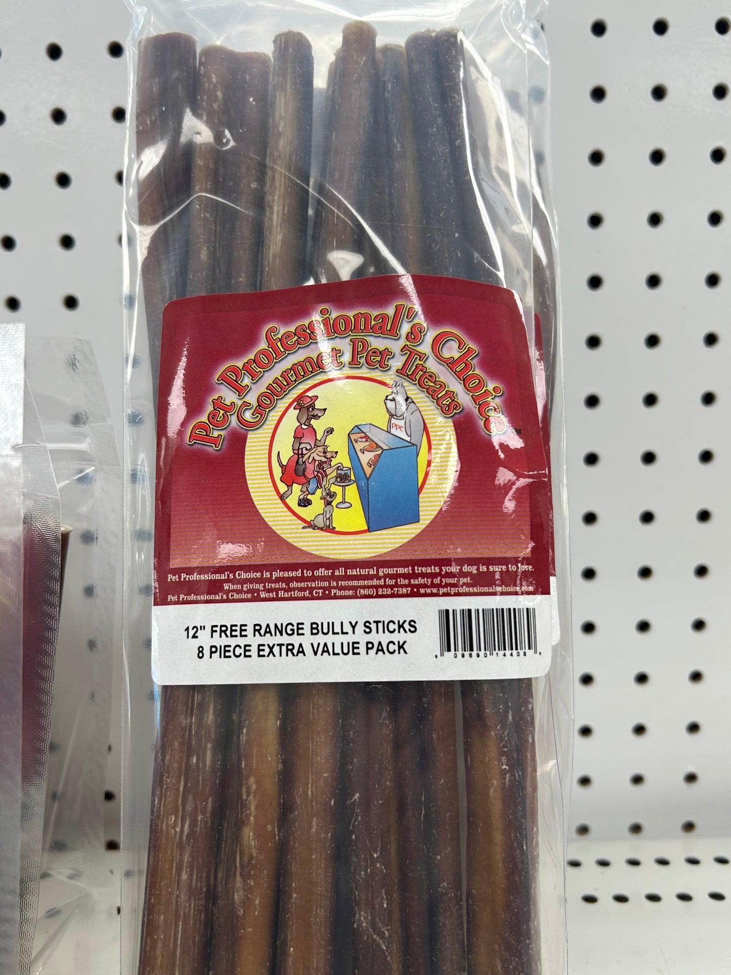 Pet Professional's Choice 8pk 12" Free Range Bully Sticks - main product image