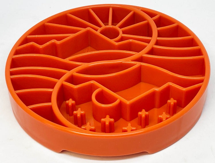 Sun And Moon Etray Shallow Slow Feeder Dog Bowl For USA Made - gallery image 9