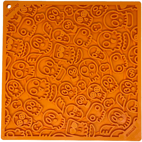 Zombie Emat Enrichment Lick Mat For Dogs And Cats Halloween - main product image