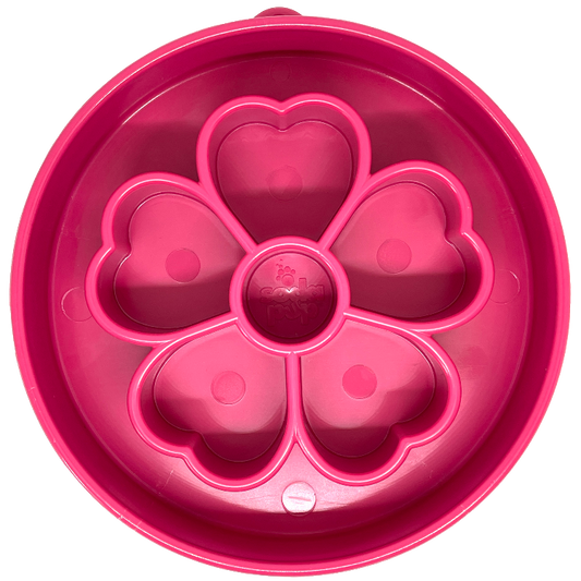 Flower Ebowl Deep Slow Feeder Dog Bowl For Enrichment USA - main product image