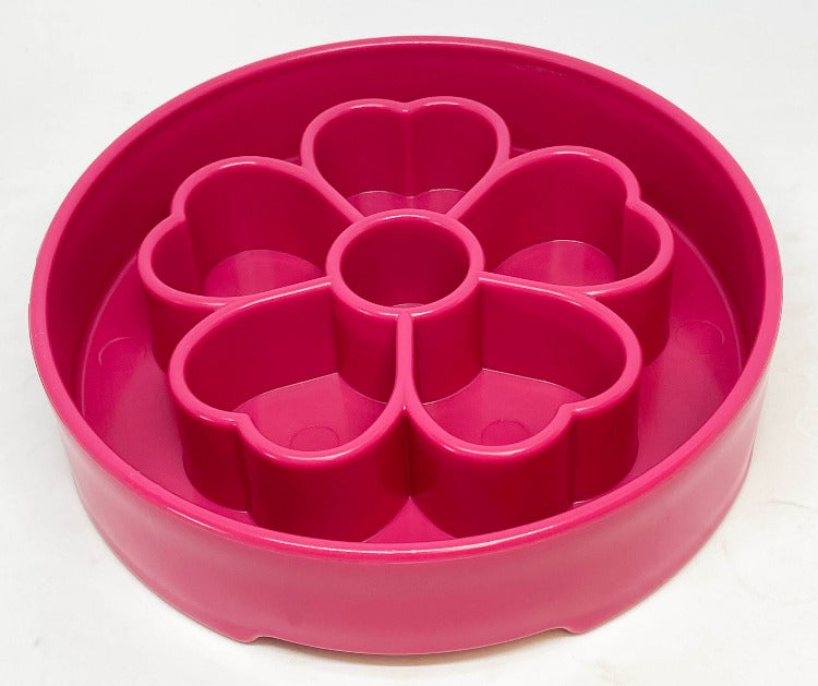 Flower Ebowl Deep Slow Feeder Dog Bowl For Enrichment USA - gallery image for Pet Feeders & Bowls