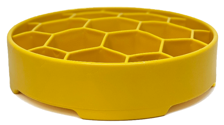 Honeycomb Ebowl Deep Slow Feeder Dog Bowl For Enrichment USA - gallery image 7