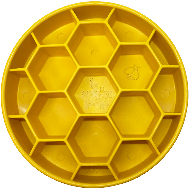 Honeycomb Ebowl Deep Slow Feeder Dog Bowl For Enrichment USA - main product image