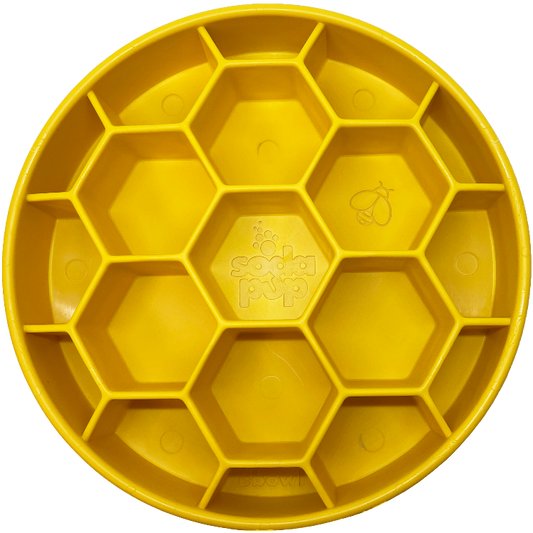 Honeycomb Ebowl Deep Slow Feeder Dog Bowl For Enrichment USA - main product image