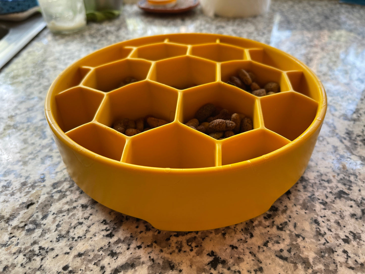 Honeycomb Ebowl Deep Slow Feeder Dog Bowl For Enrichment USA - gallery image 16