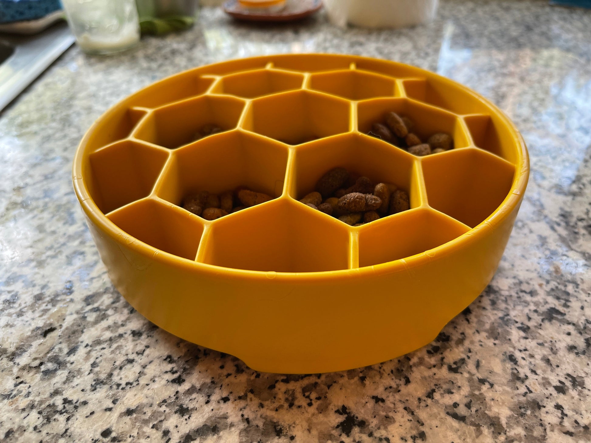 Honeycomb Ebowl Deep Slow Feeder Dog Bowl For Enrichment USA - gallery image 16
