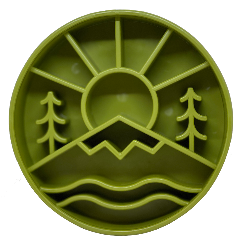 Great Outdoors Ebowl Slow Feeder Dog Bowl Enrichment USA Pet - main product image