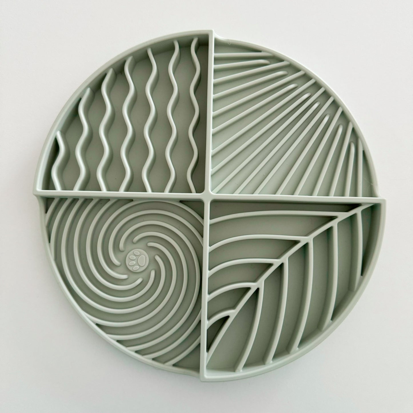Lick Mat Circle - lifestyle view