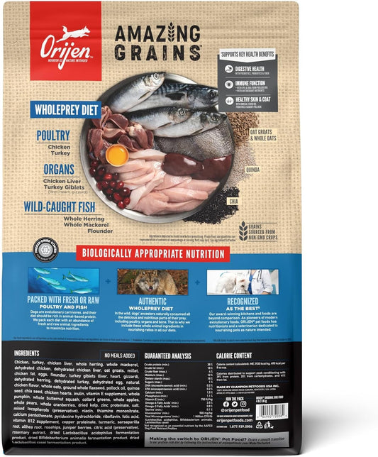 Orijen Amazing Grains Original Dry Dog Food Dry Dog Food - detail view