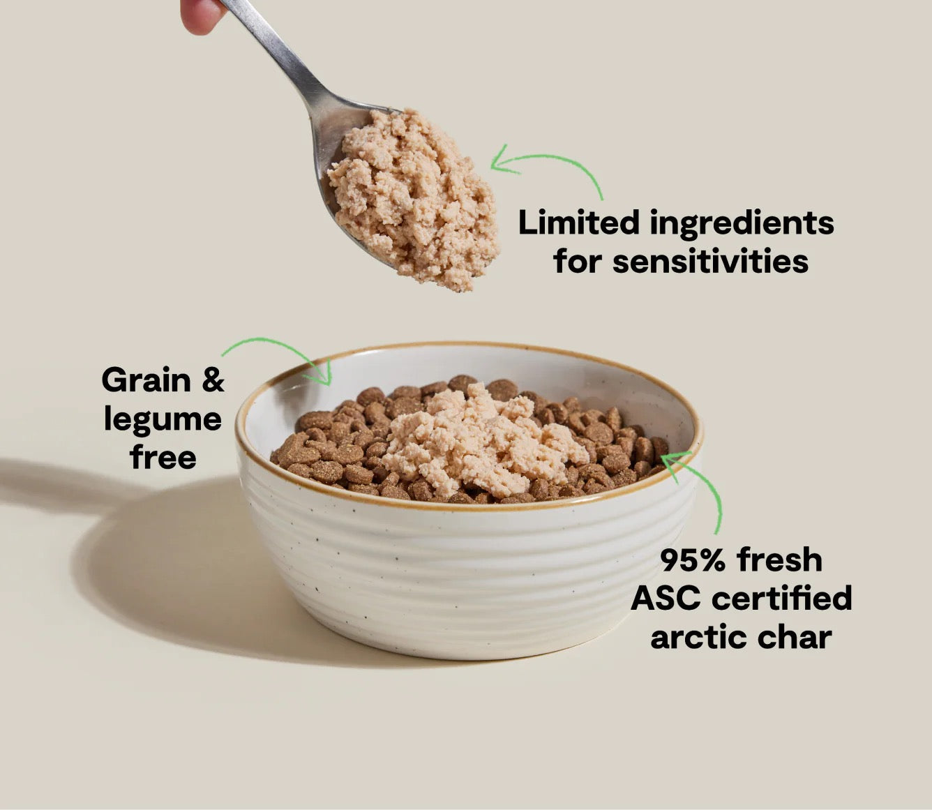Open Farm Grain Free Arctic Char Topper for Cats (3.17oz) - close up view