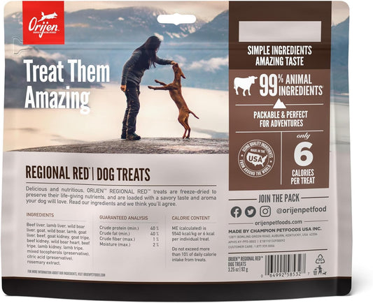 Dog Treats Orijen Variety Chews 3.25oz Training Rewards - detail view