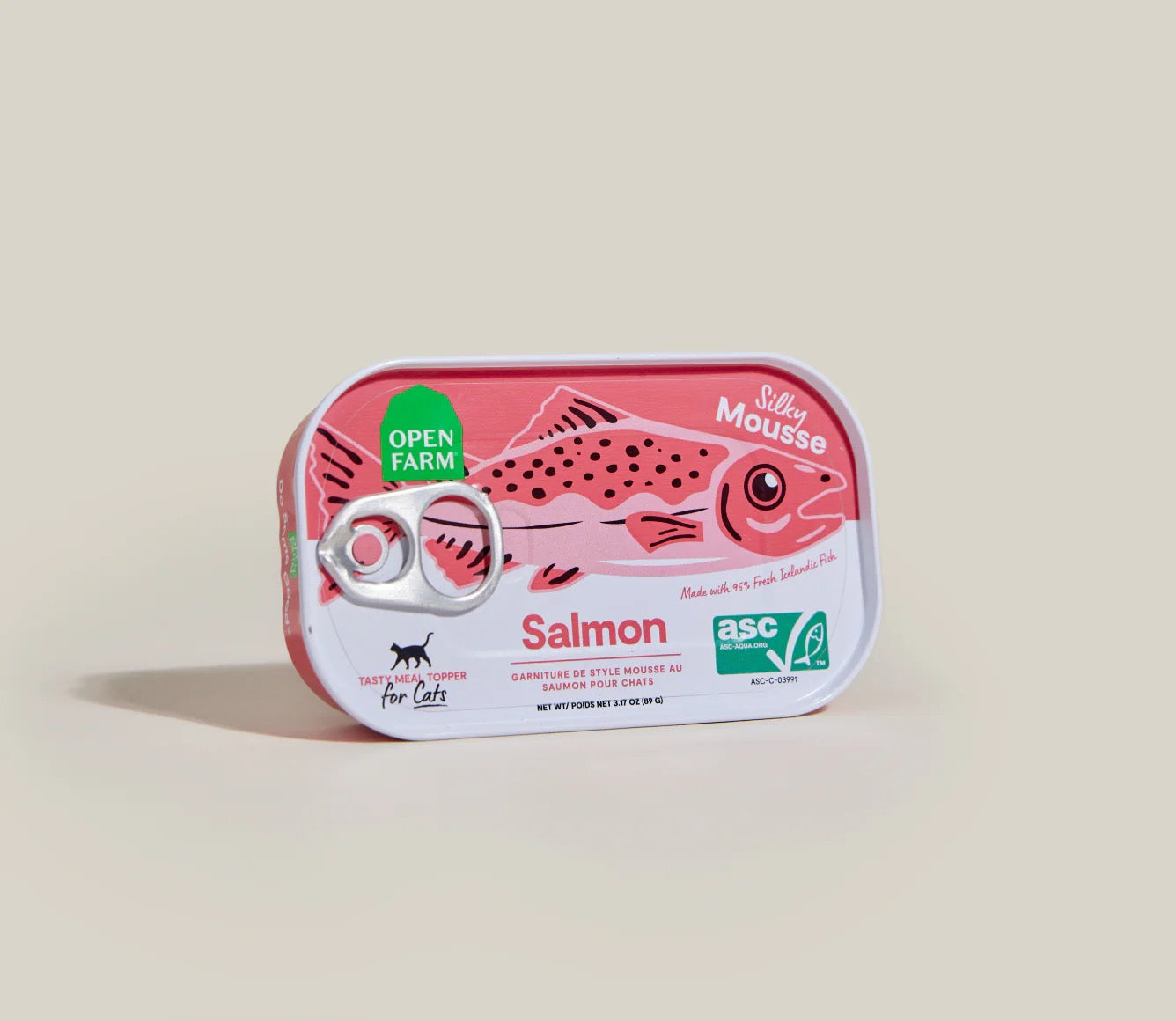 Wet Cat Topper Premium Salmon Recipe 3.17oz Daily Meals - main product image