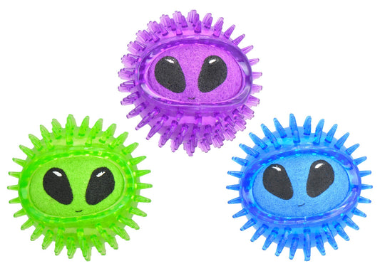 Multipet Alien Tennis Balls w/ TPR 2.5" Assorted Dog Toy - main product image