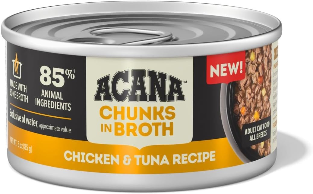 Cat Food Acana Grain Free Chunks in Broth Chicken & Tuna Wet - main product image