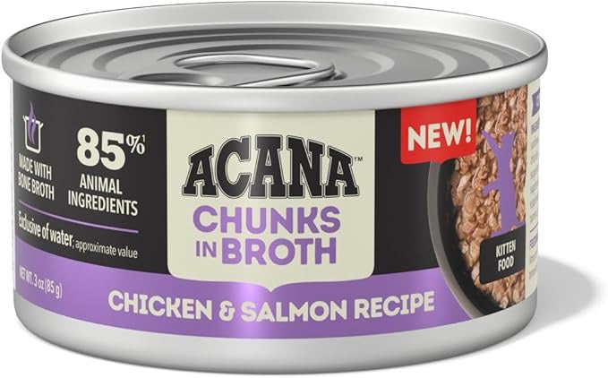 Cat Food Acana Grain Free Chunks in Broth Kitten Chicken - main product image