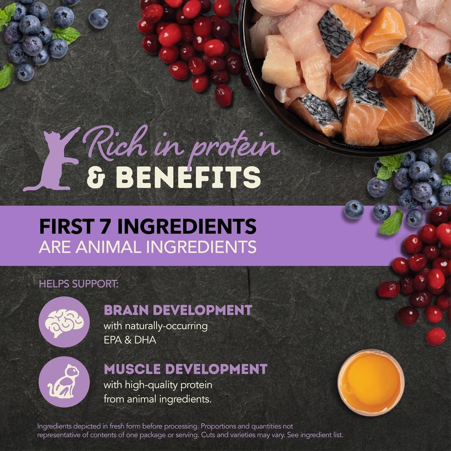 Cat Food Acana Grain Free Chunks in Broth Kitten Chicken - lifestyle view