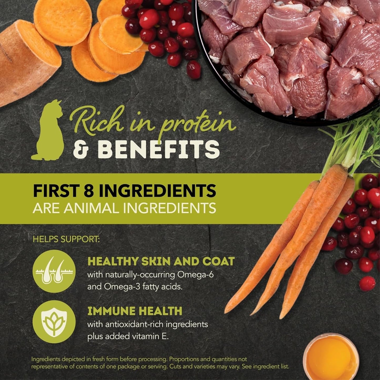 Cat Food Acana Grain Free Chunks in Broth Lamb & Kidney Wet - lifestyle view