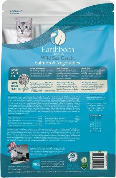 Earthborn Grain Free Wild Sea Catch Dry Cat Food Dry Cat - detail view