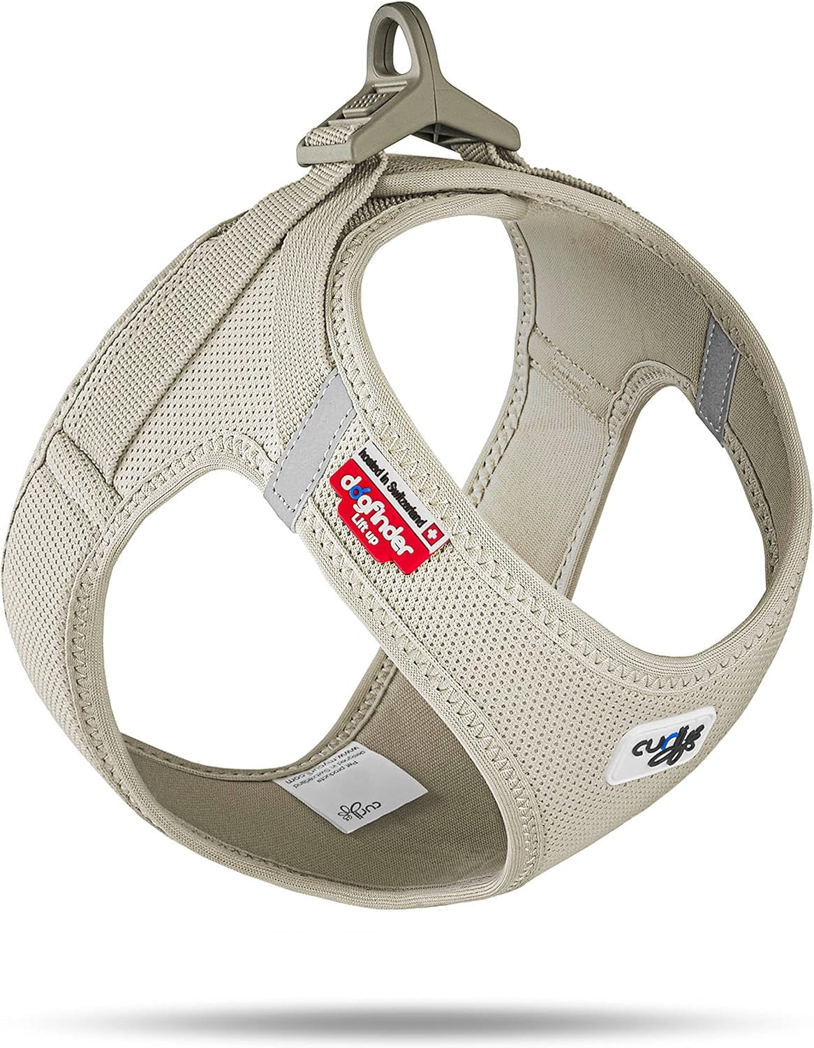 Curli Air Mesh Clasp Tan Vest Harness Adjustable Dog Walking - main product image