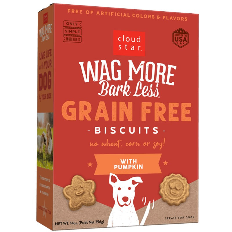 Wagmore Grain Free Pumpkin Oven Baked Biscuits Dog Treats - main product image
