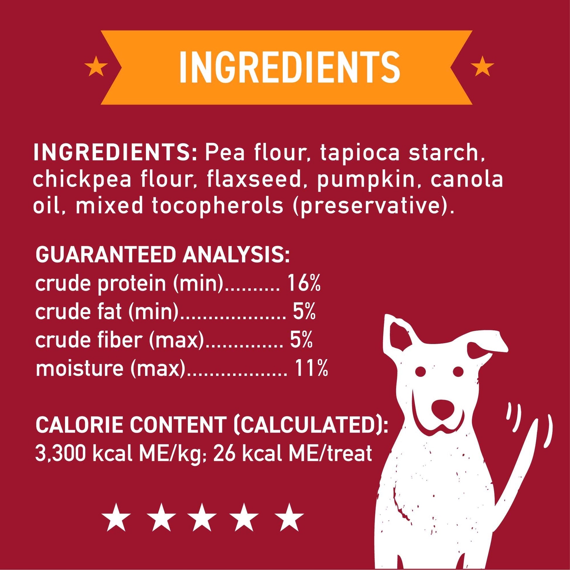Wagmore Grain Free Pumpkin Oven Baked Biscuits Dog Treats - close up view