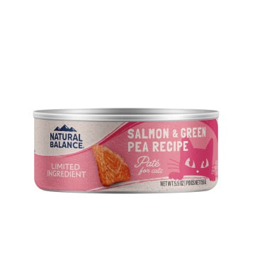 Natural Balance LID Salmon & Green Pea Can Cat (5.5 oz) - main product image
