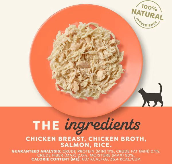 Applaws Chicken Breast & Salmon in Broth Wet Cat Food (2.12oz) - lifestyle view | Wet Cat Food at Purrfect Pet Kingdom