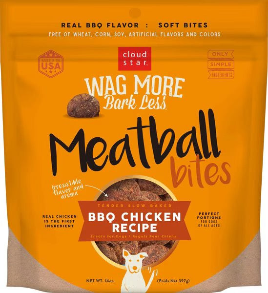 Wagmore Grain Free Chicken Meatball Bites Dog Treats (14oz) - main product image