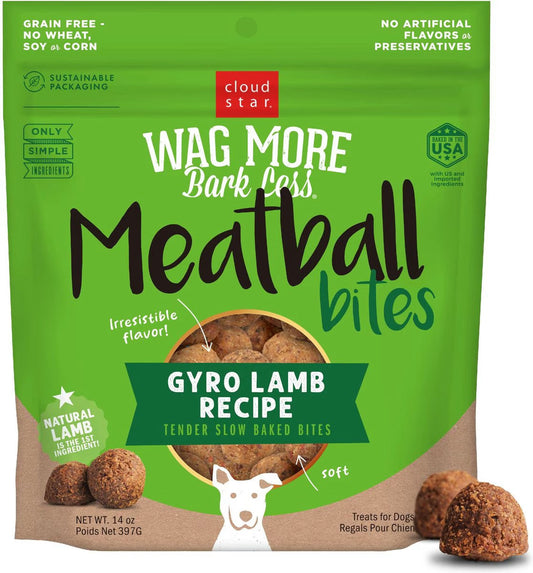 Wagmore Grain Free Lamb Meatball Bites Dog Treats (14oz) - main product image