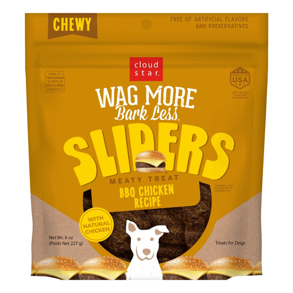 Wagmore Grain Free Sliders BBQ Chicken Dog Treats (8oz) - main product image