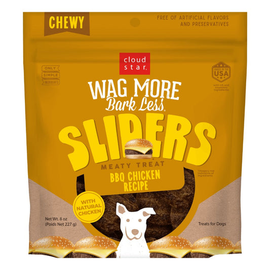 Wagmore Grain Free Sliders BBQ Chicken Dog Treats (8oz) - main product image