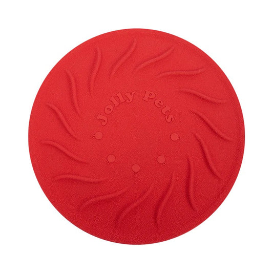 Jolly Pets Jolly Tuff Flyer Red 8 5In Interactive Dog Toy - main product image