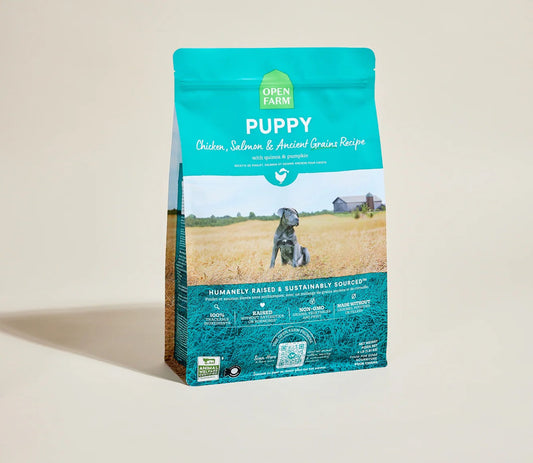 Open Farm Puppy Chicken Salmon Ancient Grains Dry Dog Food - main product image