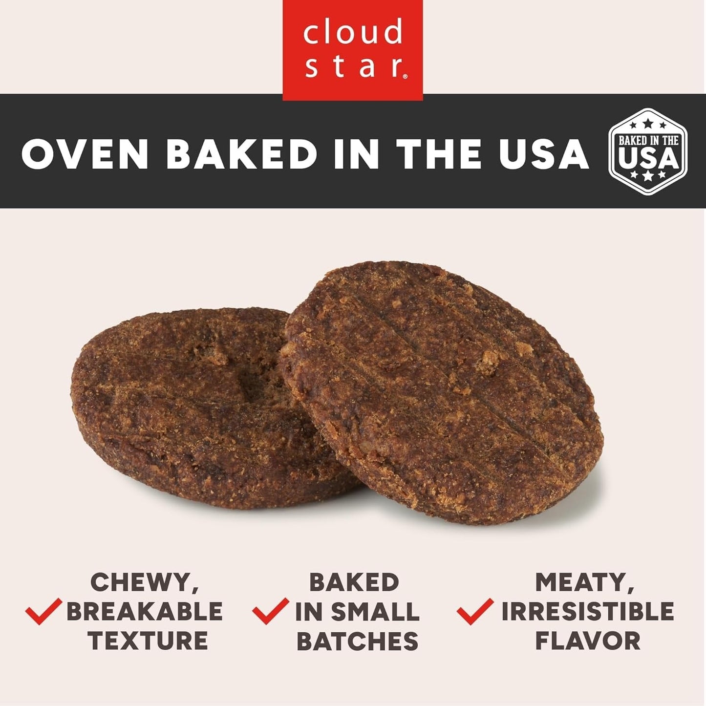 Wagmore Grain Free Beef Cheeseburgers Sliders Dog Treats 8Oz - lifestyle view